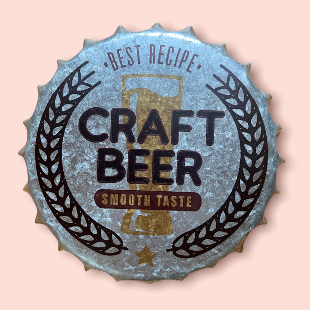 Craft beer wall sign